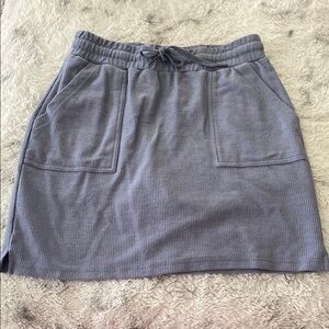 Maurices Blue Gray Mini Skirt Casual Athletic